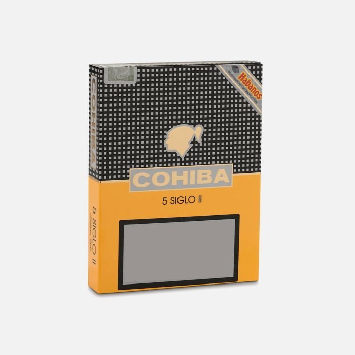 Cohiba Siglo II (5) – Premium Cuban Cigars | Official Cigar Store Cohiba Siglo II (5) premium Cuban cigars crafted with aged tobacco leaves, offering a smooth draw, refined aroma, and a luxurious smoking experience from Official Cigar Store.