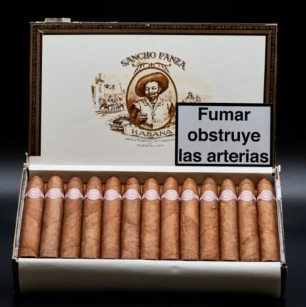 Sancho Panza Belicosos box of 25 premium Cuban cigars handcrafted with aged tobacco leaves, offering a smooth draw, rich aroma, and a refined classic smoking experience.
