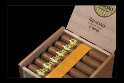 Trinidad Topes premium Cuban cigar crafted with aged tobacco leaves, offering a smooth draw, rich aroma, and a refined luxury smoking experience from Official Cigar Store.