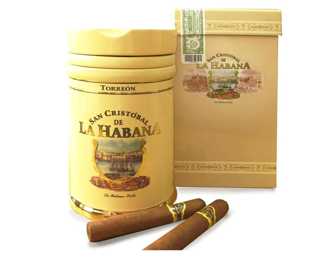 San Cristóbal Jarra Torreón LCDH – La Casa del Habano Exclusive Cuban Cigar San Cristóbal Jarra Torreón LCDH Cuban cigar, La Casa del Habano exclusive, handcrafted with aged tobacco leaves for a smooth, rich, and luxurious smoking experience.