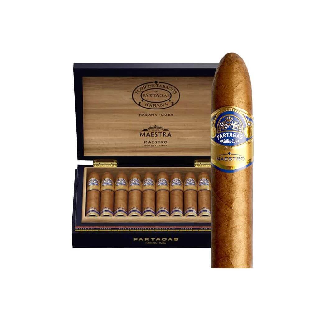 Partagás Línea Maestra Maestro – Premium Limited Edition Cuban Cigar Partagás Línea Maestra Maestro Cuban cigar handcrafted with aged Cuban tobacco, offering a full-bodied smoking experience with rich and complex flavors.