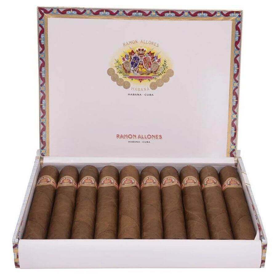 Ramon Allones Allones Allones No.3 (25) – Premium Cuban Cigars Box of 25 Ramon Allones Allones No.3 box of 25 premium Cuban cigars handcrafted with aged tobacco leaves, offering a rich, full-bodied smoking experience with smooth draw.