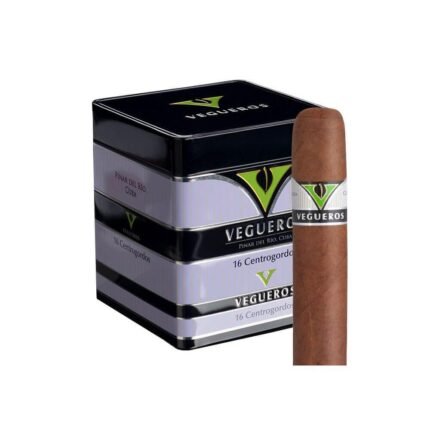 Vegueros Centrogordos premium Cuban cigar crafted with aged tobacco leaves, offering a smooth draw, earthy aroma, and a rich, satisfying smoking experience from Official Cigar Store.